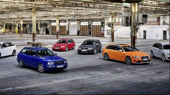 Imagem Audi Sport celebra 25 anos dos modelos RS; relembre modelos