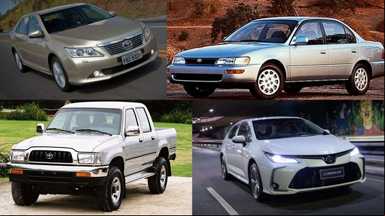 Imagem Toyota celebra 30 anos de Brasil: Relembre os modelos