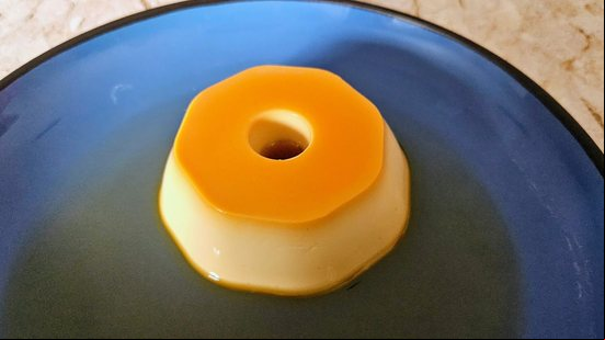 Imagem Receita: pudim zero de açúcar e de lactose