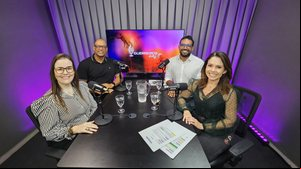 Segundo episódio do 'GuerreirosCast' contou com a participação de Luciano Quirino, da agência Artecetera, e Carol Medeiros, do Sesi Alagoas. Bate-papo é comandado por Beatriz Lacerda e Anthony Campos - PSCOM
