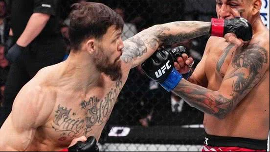 Ruffy venceu o peruano na noite desse sábado (16) - Divulgação/Instagram/UFC