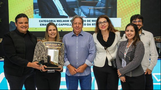 Edson Moura participa da entrega do Prêmio Top Car Tv para a Stellantis - Divulgação Top Car Tv