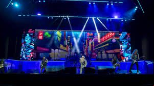 A banda britânica Iron Maiden retorna ao Brasil com a celebrada turnê mundial The Future Past Tour - Fotoarena / Folhapress
