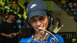 Rayssa Leal garantiu o tricampeonato do SLS Super Crown - Reprodução / SLS
