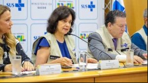 Nísia Trindade durante coletiva: "Seguimos a lógica de que ‘prevenir é sempre melhor do que remediar’, o que inclui medidas simples que cada cidadão pode adotar" - Matheus Damascena/MS