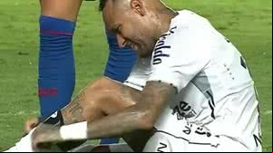 Neymar não preocupa Santos após susto e viaja ao RJ em folga de Carnaval - Reprodução / CazéTV / Youtube