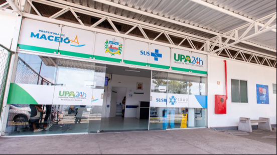 Unidade de Pronto Atendimento (UPA) do Benedito Bentes. - Foto: Reprodução