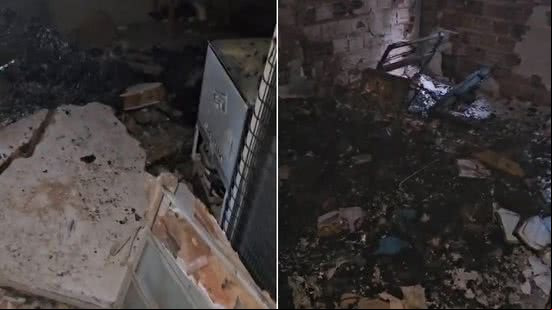 explosão destrói apartamento e homem é socorrido com 80% do corpo queimado na Jatiúca - Reprodução / Corpo de Bombeiros