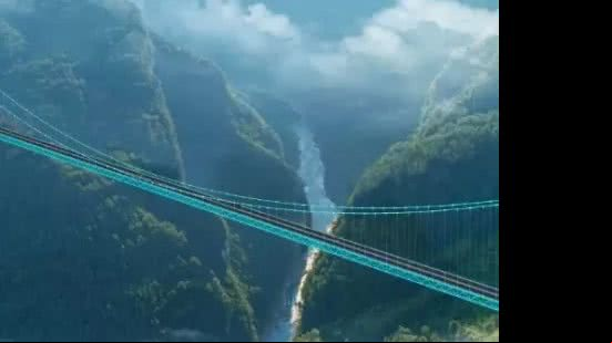 Ponte mais alta do mundo deve ser inaugurada na China no 2ª semestre - Reprodução