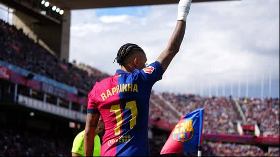 Raphinha, atacante do Barcelona - Dia Esportivo / Folhapress