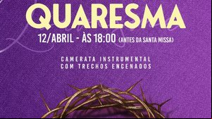 Imagem Coro Ângelus realiza concerto musical de quaresma no próximo dia 12