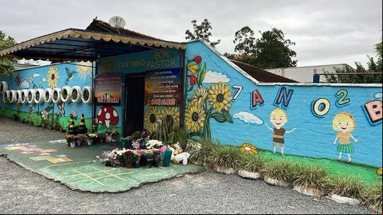 Creche em Blumenau sofreu ataque violento em 2023; quatro crianças morreram - Foto: Luíza Morfim/Divulgação