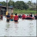 São Luís do Quitunde é uma das cidades mais afetadas pelas chuvas no mês de maio - Defesa Civil de Alagoas