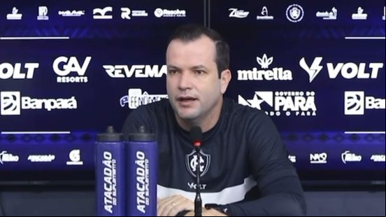 O técnico Daniel Paulista falou sobre o duelo entre CRB e Remo - Reprodução / Remo