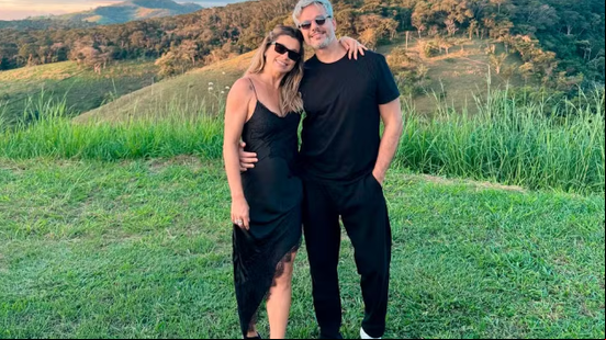 Otaviano Costa e Flávia Alessandra - Foto: Reprodução/Instagram