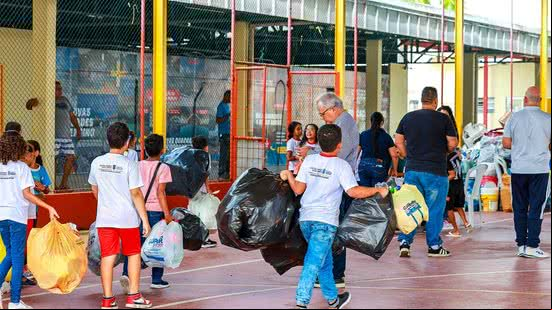 Imagem Dia Mundial da Reciclagem: Plastitroque em Marechal arrecada 4 toneladas de resíduos plásticos
