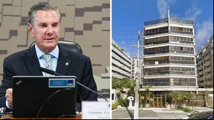 Collor cumpre prisão domiciliar em cobertura à beira-mar de Maceió - Foto: Jefferson Rudy/Agência Senado e Reprodução/Google Street View
