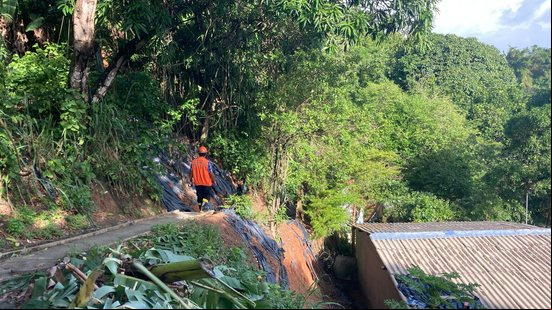 Maior parte das ocorrências foi de deslizamento de barreiras - Foto: Cortesia/Defesa Civil de Maceió