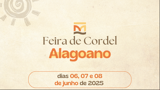 Imagem Feira do Cordel Alagoano movimenta Maceió de 6 a 8 de junho