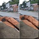 Moradores registram "erupção de lama" em avenida do Bom Parto - Reprodução / Redes sociais