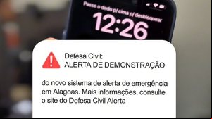 Imagem Neste sábado, todos dos celulares em Maceió vão receber mensagens teste da Defesa Civil