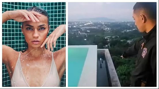 Veronika Kobzova morreu após despencar de uma altura de 15 metros na Tailândia - Reprodução