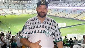 Jorge Luis, presidente da Mancha Verde, teve a prisão decretada pela participação na emboscada contra a torcida do Cruzeiro | Reprodução / jorgeluismvzs/Instagram