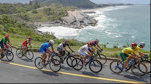 A última vez que brasileiros disputaram o ciclismo de estrada em Jogos Olímpicos foi no Rio, em 2016 | Foto: Marco Antonio Teixeira/MPIX/B
