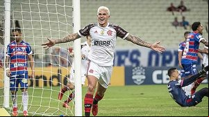 O atacante Pedro é o artilheiro do Flamengo | Alexandre Vidal / CRF