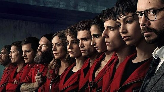 Imagem 'La Casa de Papel' e outras séries latinas da Netflix serão transformadas em livros