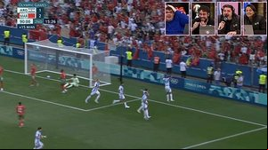 Argentina empatou no último lance após 15 minutos de acréscimos, mas gol foi invalidado quase duas horas depois | Reprodução / Cazé TV
