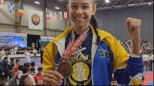 Imagem Atleta alagoana conquista o título mundial de karatê no México