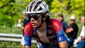 Ciclista Jacopo Venzo, de 17 anos, morreu em um acidente durante uma prova na Áustria | Divulgação / Campana Imballaggi Geo&Tex Trentino