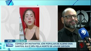 Começa em instantes júri popular de Albino dos Santos; ele é réu pela morte de Louise Gbyson