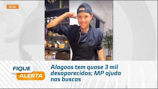 Alagoas tem quase 3 mil desaparecidos; MP ajuda nas buscas