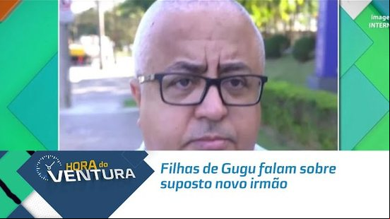 Filhas de Gugu falam sobre suposto novo irmão.