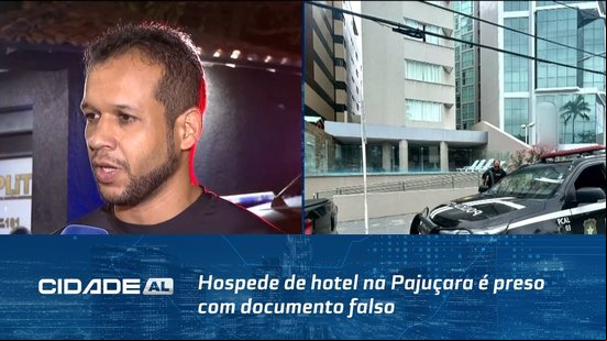 Hospede de hotel na Pajuçara é preso com documento falso; já havia mandado contra ele