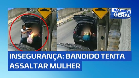 Bandido tenta assaltar mulher na porta de casa no bairro de Cruz das Almas