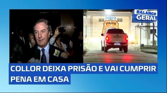 Após decisão de Moraes, Collor a a cumprir pena em casa usando tornozeleira eletrônica