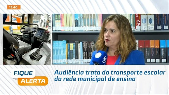 Audiência trata do transporte escolar da rede municipal de ensino