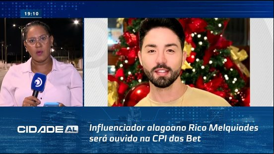 Alvo da "Game Over 2": Influenciador alagoano Rico Melquiades será ouvido na I das Bets