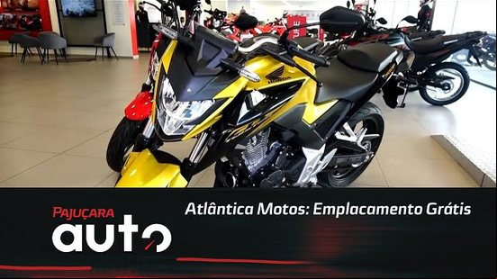 Atlântica Motos: Emplacamento Grátis
