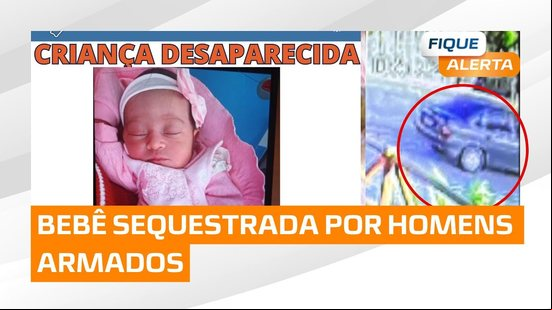 Bebê é sequestrada por homens armados na BR-101, em Novo Lino