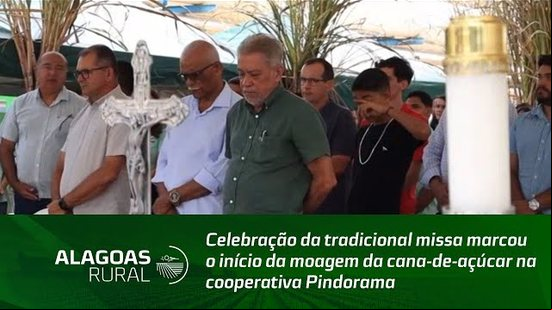 Celebração da tradicional missa marcou o início da moagem da cana-de-açúcar na cooperativa Pindorama