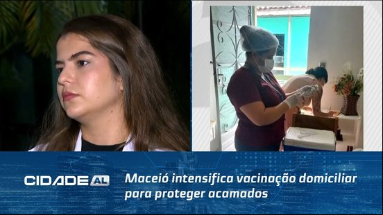 Maceió intensifica vacinação domiciliar para proteger acamados contra gripe e pneumonia