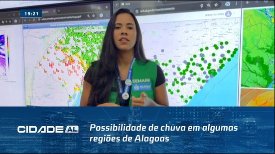 Previsão Para o Dia das Mães: Possibilidade de chuva em algumas regiões de Alagoas