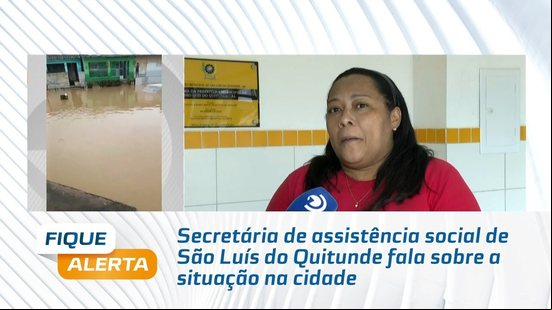 Secretária de assistência social de São Luís do Quitunde fala sobre a situação na cidade