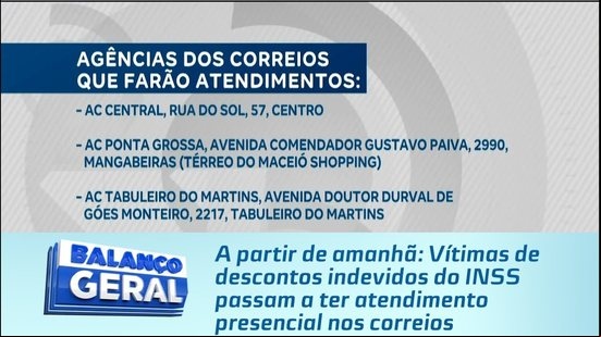 Vítimas de descontos indevidos do INSS am a ter atendimento presencial nos correios