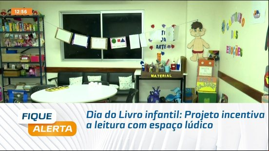 Dia do Livro infantil: Projeto incentiva a leitura com espaço lúdico