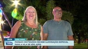 Clima Junino: Parque Centenário recebe iluminação especial para a Vila de São João